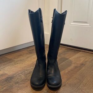 Frye Boots Black and Knee High
